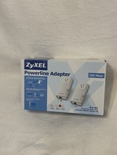 Zyxel Powerline Home Plug Pass-thru Ethernet Adaptor Set 2