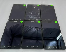 Lot of 6 Samsung SM-T280 7in Android Tablet 8GB Black Wi-Fi MPN SM-T280