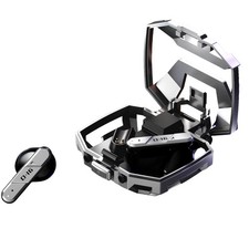 Transformers TF-T32 Wireless Bluetooth Earbuds  Zinc Alloy Case Megatron Silver