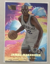 Jamal Mashburn 1995-96 Fleer Metal Molten Metal Insert Card #6 Tough 1:72 Packs