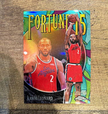 Topps Chrome update series Kawhi Leonard F15-8 55/199 2025/26