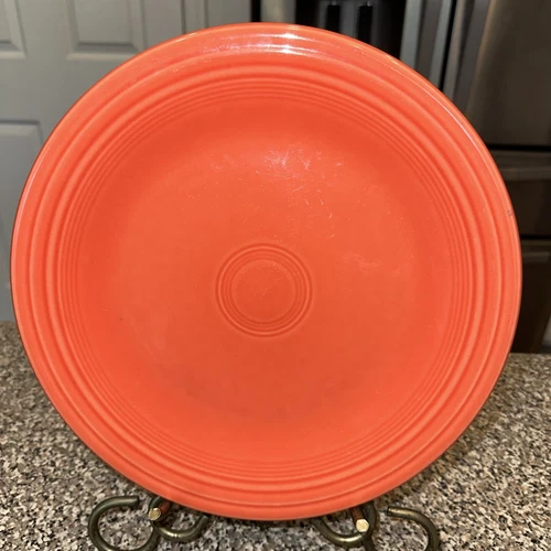 Homer Laughlin Fiesta Fiestaware Persimmon Dinner Plate 10 1/2" Bin 1099