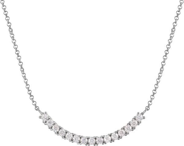 Jacques Lemans - Kette Sterlingsilber Mit Zirkonia Schiebeverschluss - SV-C235A-image