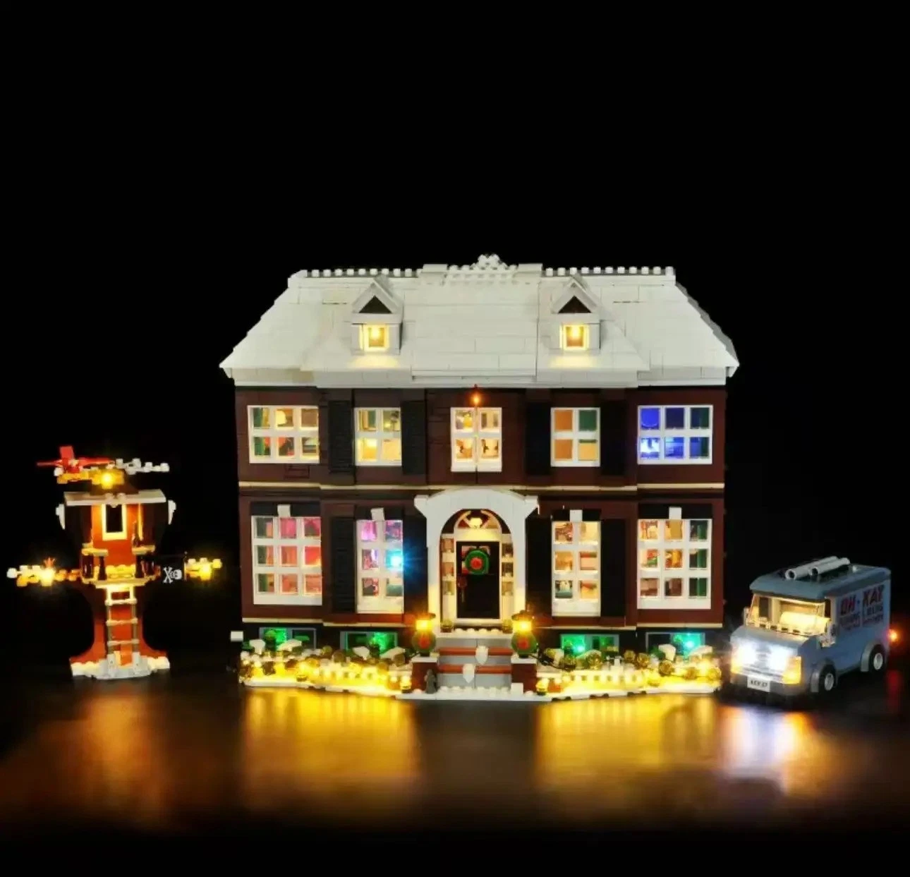 LED Light Kit for Lego 21330 Home Alone House Lighting,