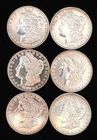 MORGAN SILVER DOLLARS 1880 O/ LOT OF 6