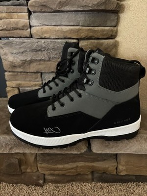 K1X Men s Boots Play Hard Hike Rigged Size 10 Black Grey New No Box