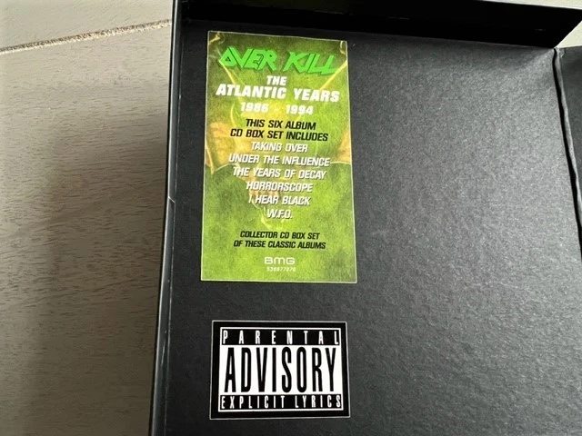 OVERKILL - THE ATLANTIC YEARS 1986- 1994 6CD BOXSET 2021       METALLICA,SLAYER - Image 3 of 4