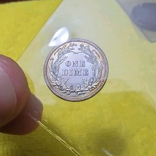1910 Barber Dime 10C Uncirculated Uncertified Barber