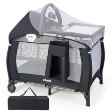 4-in-1 Portable Playard w/ Bassinet  Changer