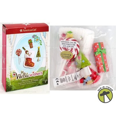 American Girl Wellie Wishers Merry Stocking Set 56087 USED