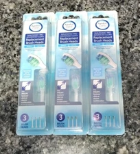 3 Pack-Signature Care Smilesonic Optimal Plaque Control Replacement Brush Head 3