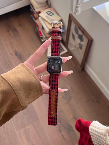 Red Color Watch Strap for Apple iWatch 38MM/40MM/41MM/42MM/44MM/45MM/49MM Band - Zdjęcie 20 z 32