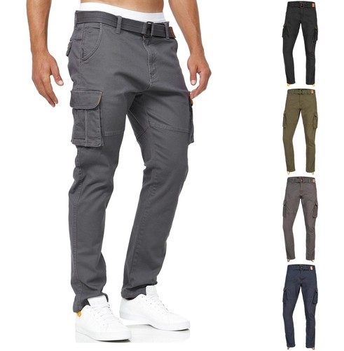 Indicode Herren Cargohose Mathen-Freizeithose Cargo Funktionshose Männer Hose - Bild 2 von 55