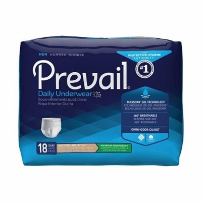 Male Adult Absorbent Underwear Prevail  Men's Daily Und