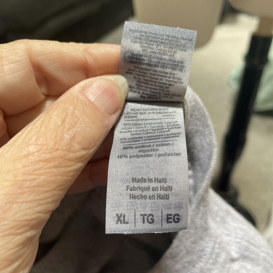 Gildan Gray Papa Has Me Wrapped Around Little Finger Grandpa Size XL eBay