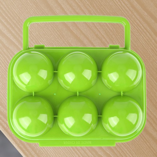 6 Grid Egg Holder Portable Eggs Display Rack Lightweight for Travel