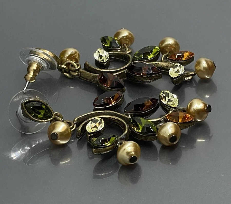 Pendientes para mujer Sweet Romance EE. UU. diamantes de imitación de cristal perforados Foto 4 de 4