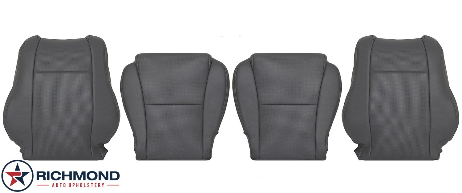 For 0408 Toyota Camry SolaraDriver/Passenger Complete Leather Seat Covers Gray eBay