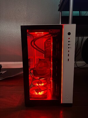 Skytech Gaming Prism II, White with black outline, has all parts and no damage 