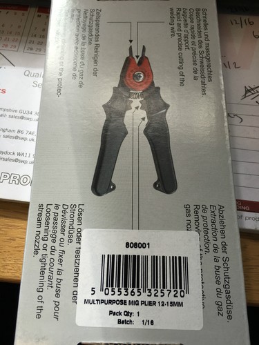 GYS MUILTI PURPOSE HIGH QUALITY MIG WELDING PLIERS 12-15MM Special Plier Caliper - Picture 3 of 3