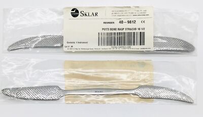 Sklar Rasp Sklar 40-9812 Putti Bone Rasp Straight & Curved 10-1/2