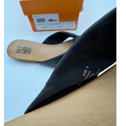 Miz Mooz Aliza Leather Knot Slide Sandals / Women's Size 9 - Picture 5 of 9