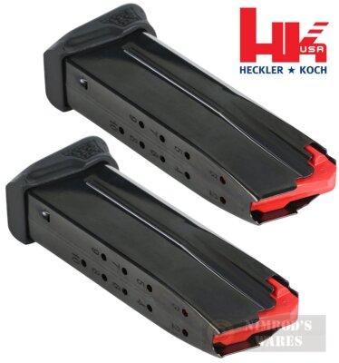 Heckler & Koch H&K CC9 9mm 10-Round MAGAZINE 2-PACK Extended 51000492 FAST SHIP