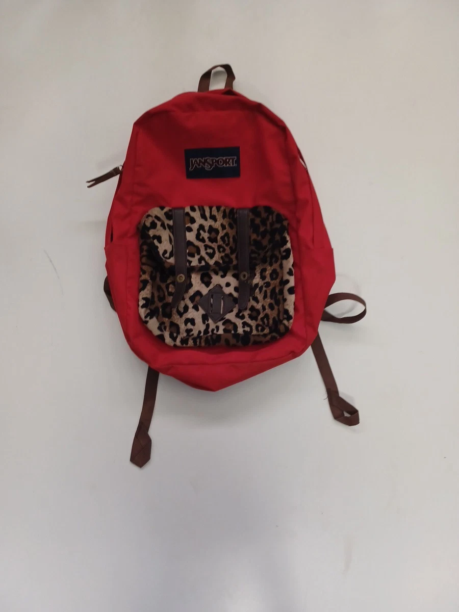 Jansport Cheetah Print Backpack Lisa Frank Style Animal Print Colorful