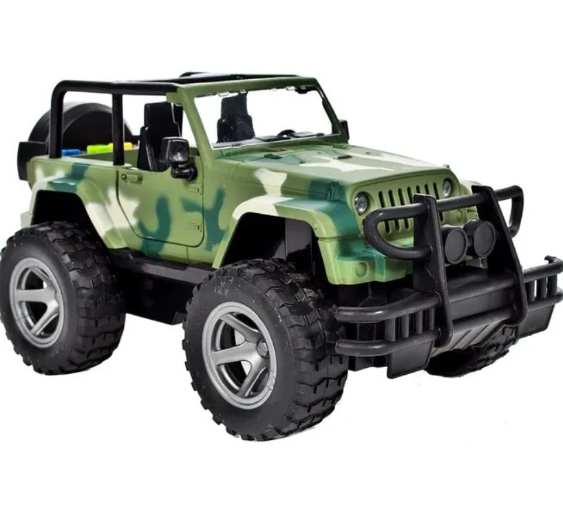 Jeep Wrangler Military Car Scale 1:16 Opening Doors Function Try My 25 cm Gift - Image 2 of 4