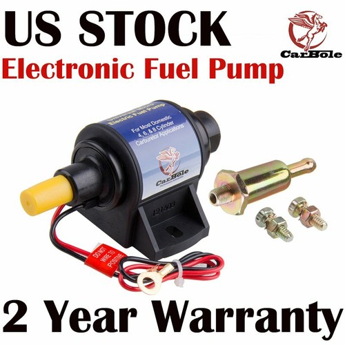 Universal 35GPH Micro Electric Fuel Pump 4/6/8 External - Foto 2