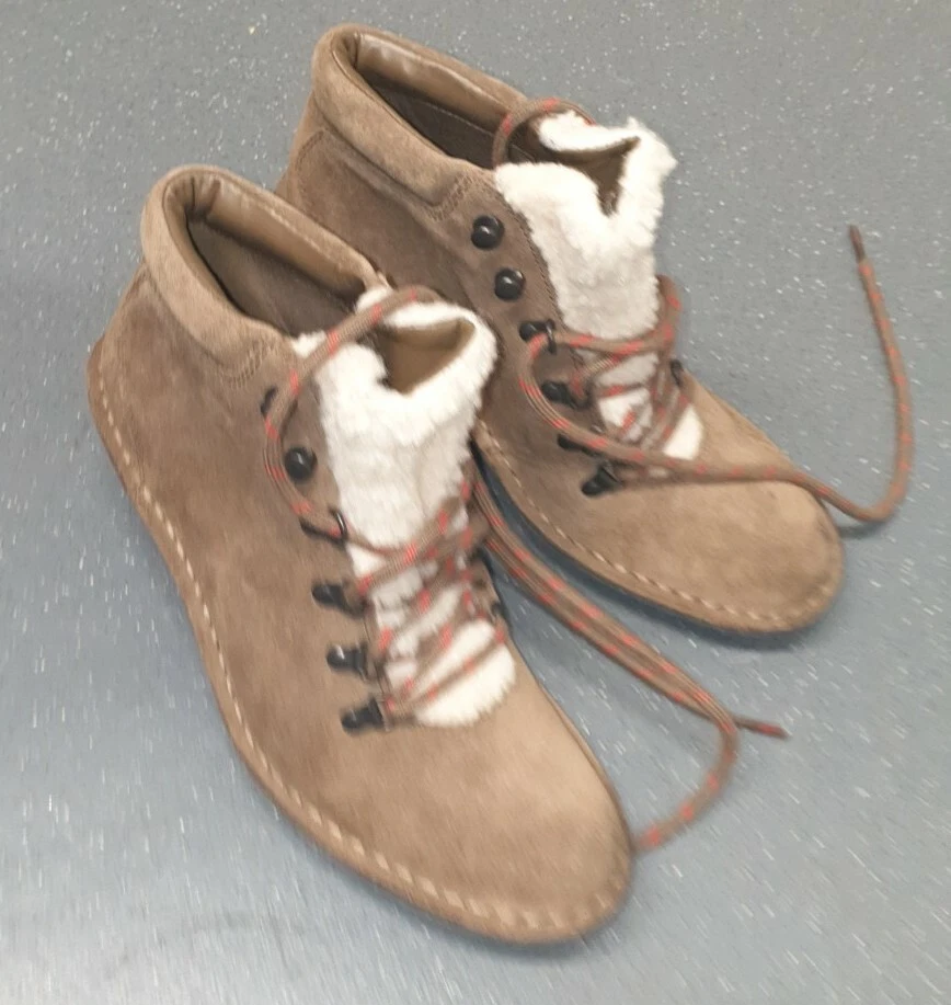 CLARKS ARTISAN WOMEN S STYLISH WEDGE ANKLE SUEDE BOOTS SIZE UK4.5 D EU37.5