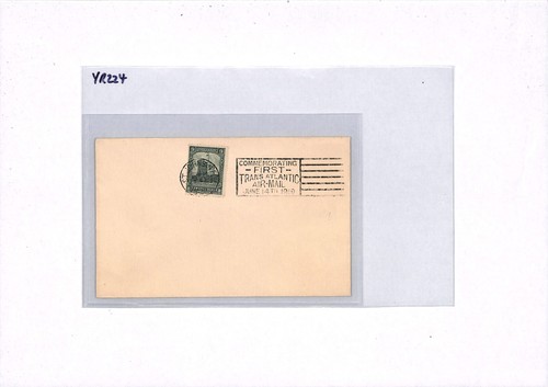 Canada NEWFOUNDLAND Air 1929 Cover 9c First Transatlantic Flight (1919) YR224 - Picture 5 of 14