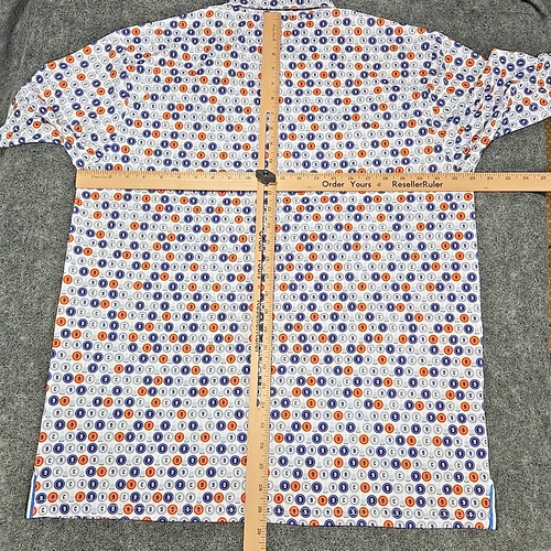 Clark Gillies Foundation Performance Polo Golf Shirt NY Islanders White Water XL - Foto 7 di 11
