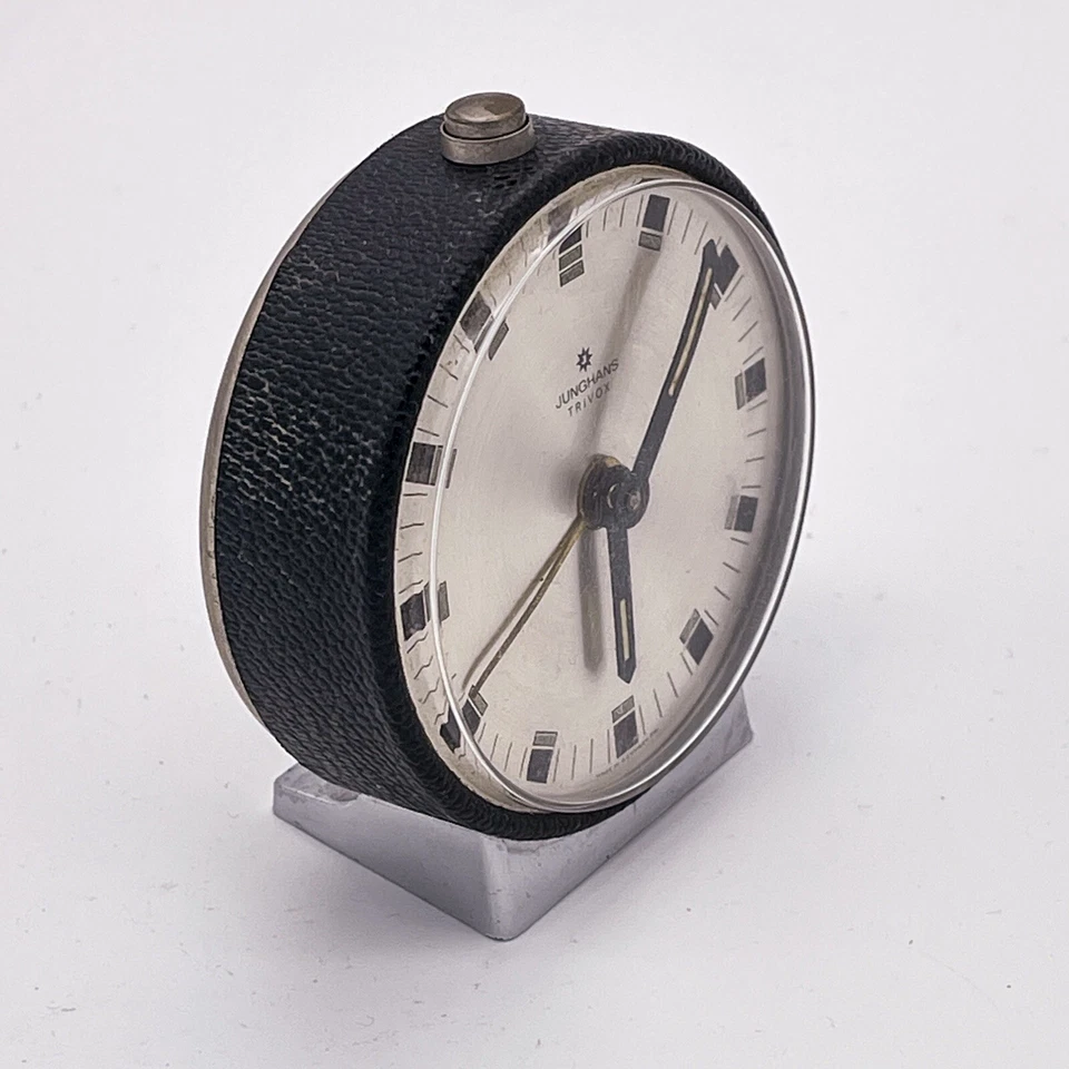 Junghans Trivox Wecker Reisewecker mechanisch Leder Made in Germany UR1 - Bild 2 von 4