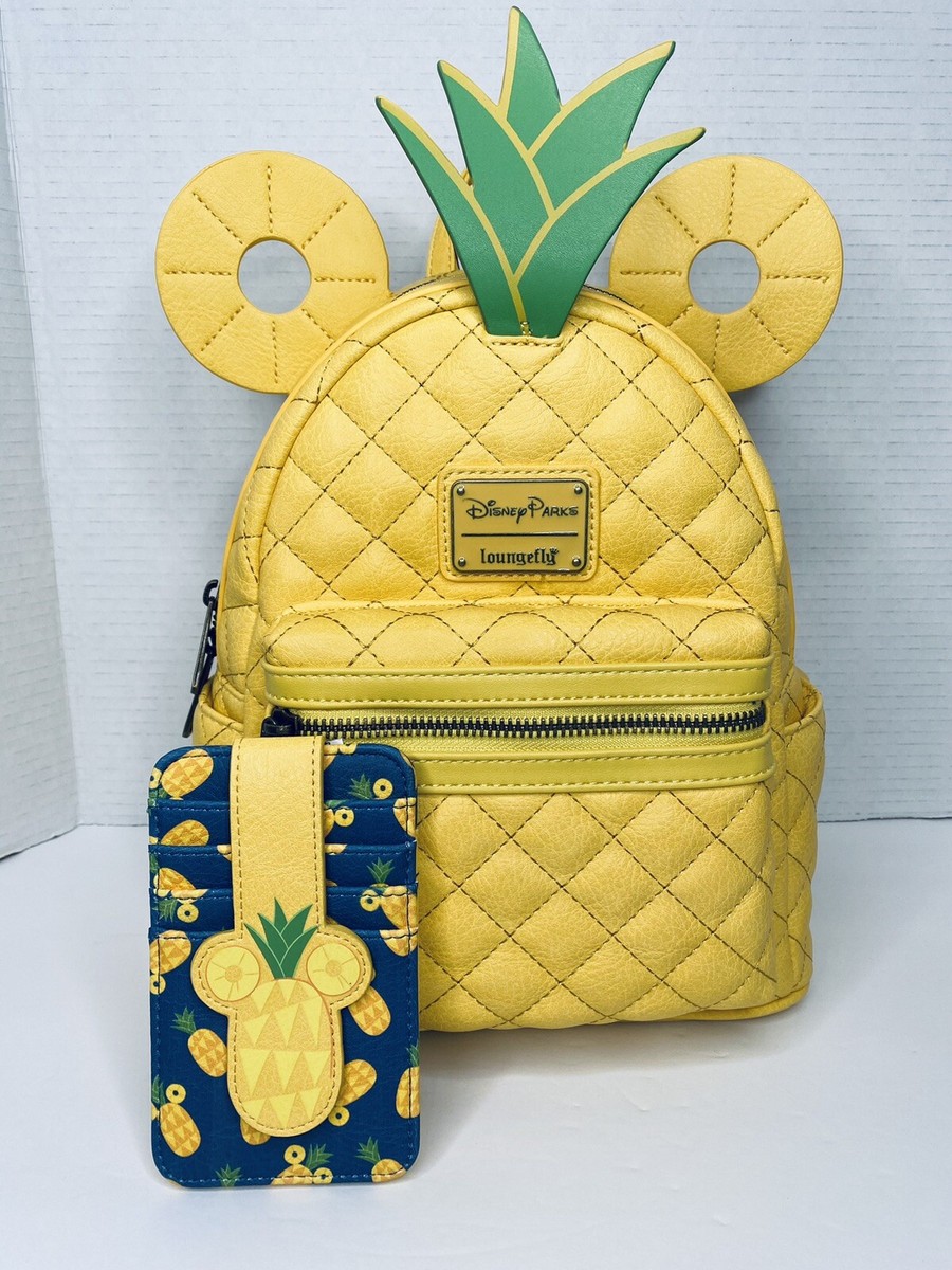 Loungefly Disney Parks Mickey Dole Whip Pineapple Backpack 