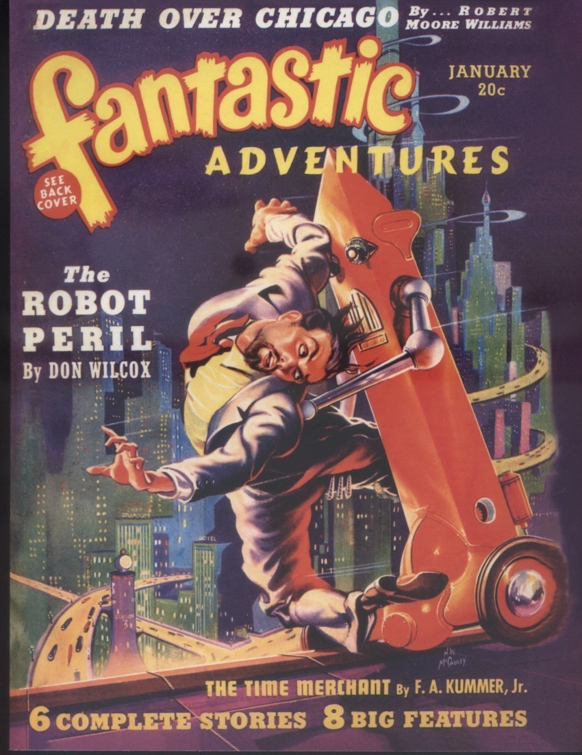 Fantastic Adventures January 1940, 2015 Facsimile Reprint, Pulp Magazine
