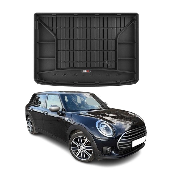 Omac Gummi Kofferraumwanne FüR Mini Clubman 2015-2024 Tpe Laderaumwanne Schwarz-image