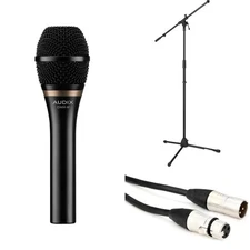 Audix OMX-M Dynamic Supercardioid Vocal Microphone with Stand and Cable