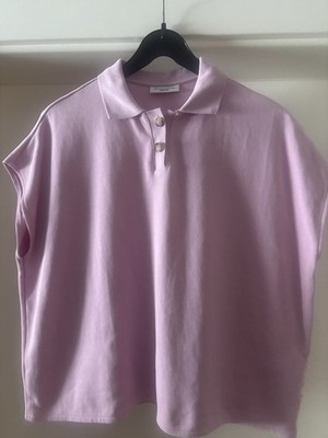Marc O'Polo Poloshirt Gr. S Oversize rosa