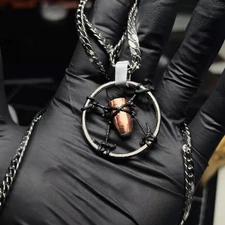 Cyberpunk 2077 V's Bullet Necklace Pendent Charm Replica Handmade Gift