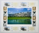 China 2008 Olympics Beijing National Stadium BIRDS NEST Sheet Stamps MNH & FDC