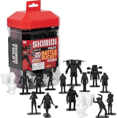 スポーツトイ・アクショントイ dis sibyl SKIBIDI Toilet Battle Bucket Collectible Figures SKIBIDI TOILETS