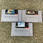 Super Nintendo SNES Game Lot Tested Star Fox Pilotwings Top Gear