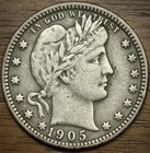 1905-S Barber Quarter — photo from another recent sale