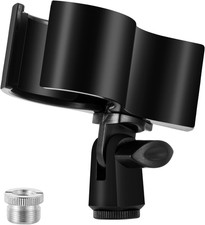 1Pcs Large Microphone Clip, Adjustable Mic Holder for Microphones with Outer Dia