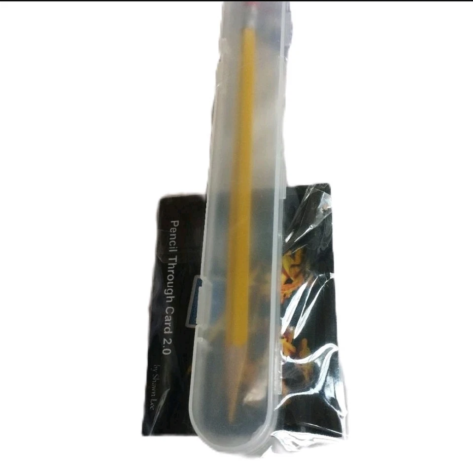 Pencil Through Card 2.0 (Gimmick & Online Instruction) By Shawn Lee Magic Trick - Image 1 of 1
