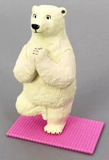 Mini Figure Polar Bear "Capsule Q Museum Kunio Sato's Animals Yoga Time"