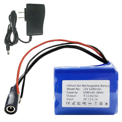 #ad 12V 5200mAh Rechargeable Lithium ion Battery Pack with 12.6V Fast Charger $22.89