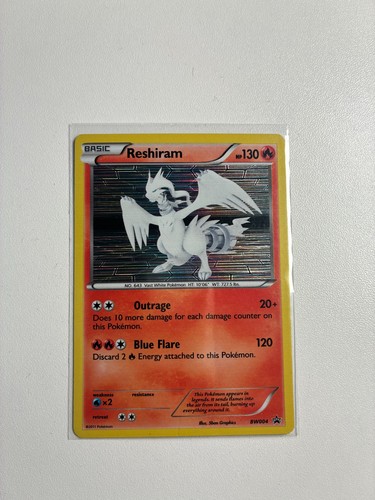 Reshiram BW004 Holo Black Star Promo Pokémon TCG LP
