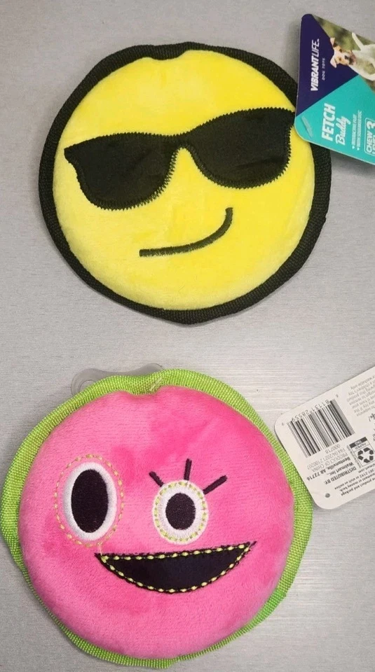 Lote de 12 Vibrant Life Fetch Buddy Squeaker Disco Juguete para Perros Foto 3 de 4